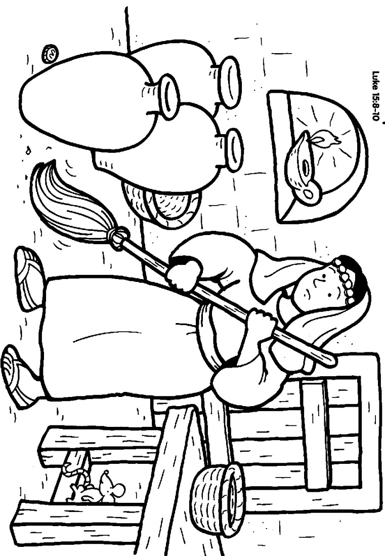 Bible Coloring Sheets For Kids
 Parable of the Lost Sheep – Children s Church