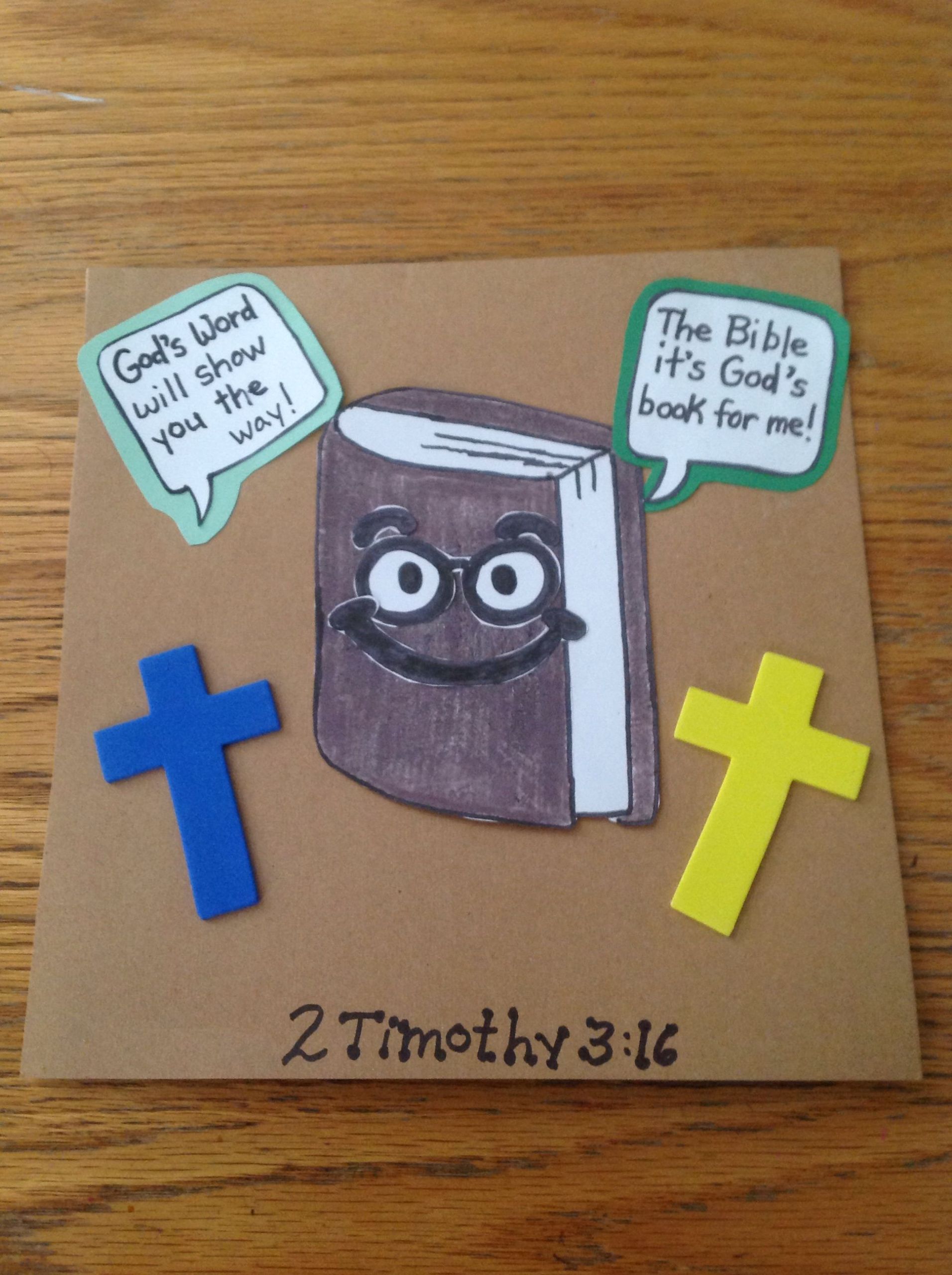 Bible Crafts For Toddlers
 God s Word Bible Craft for Kids