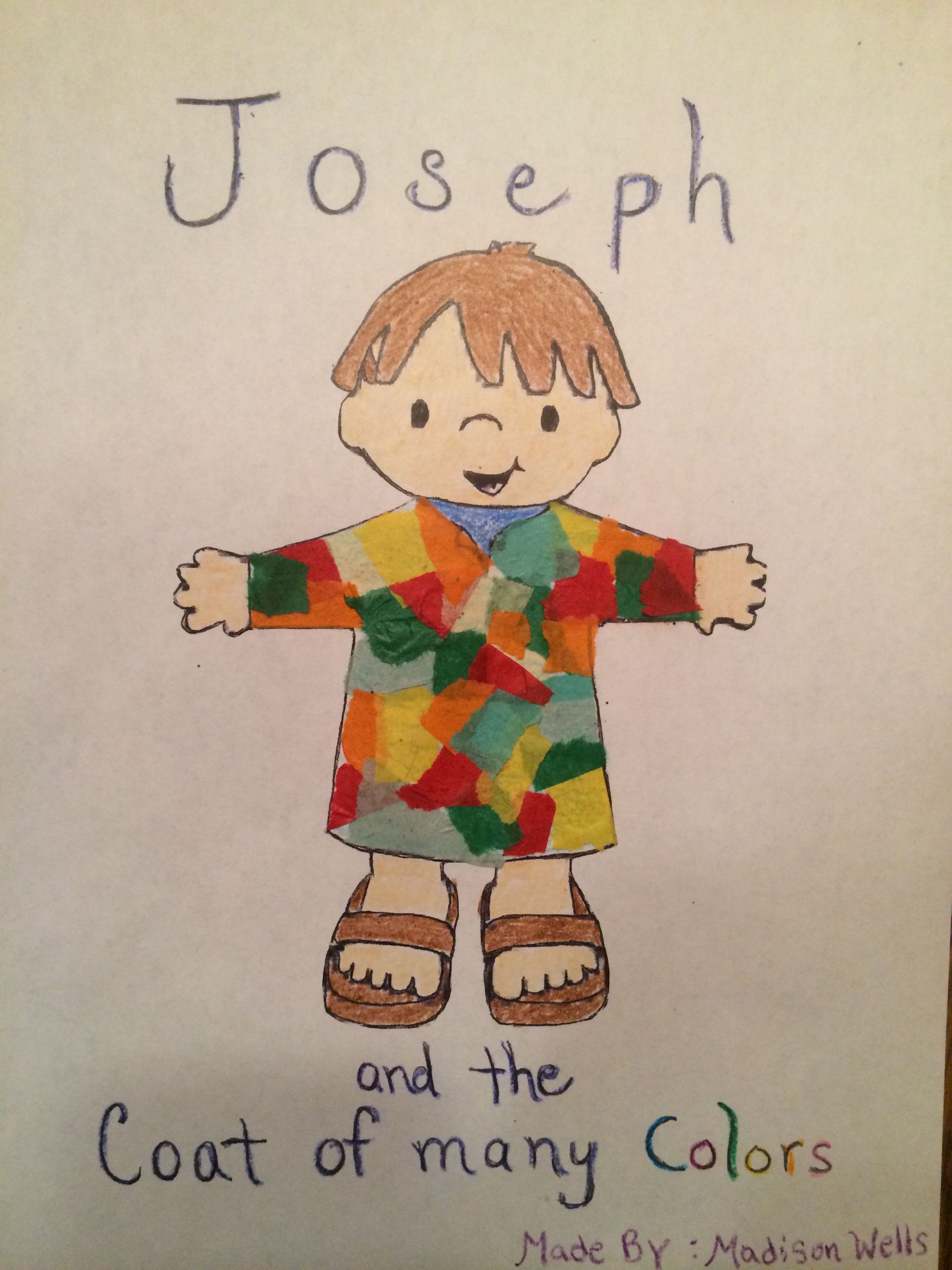 Bible Crafts For Toddlers
 Joseph and the Coat of Many Colors Children s Church Craft