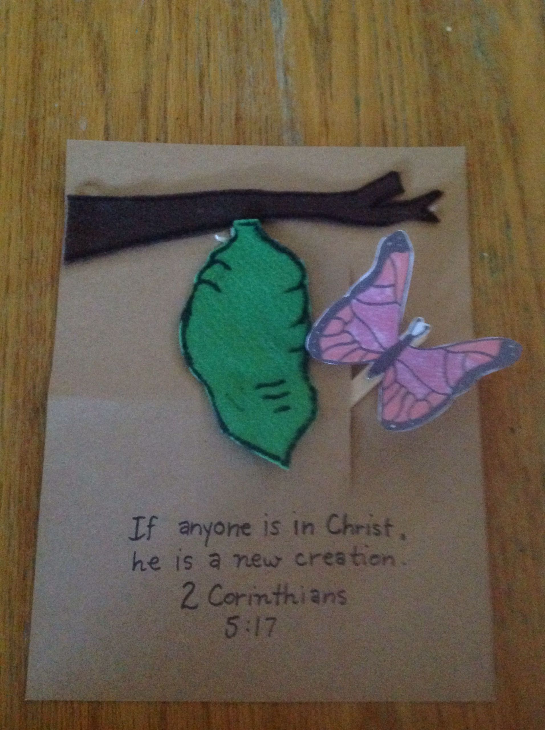 Bible Crafts For Toddlers
 New Creation in Christ Craft by Let