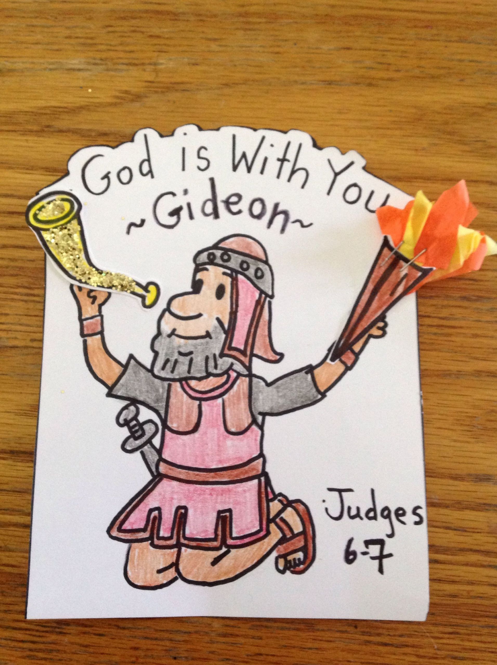 Bible Crafts For Toddlers
 Gideon Bible Craft by Lety