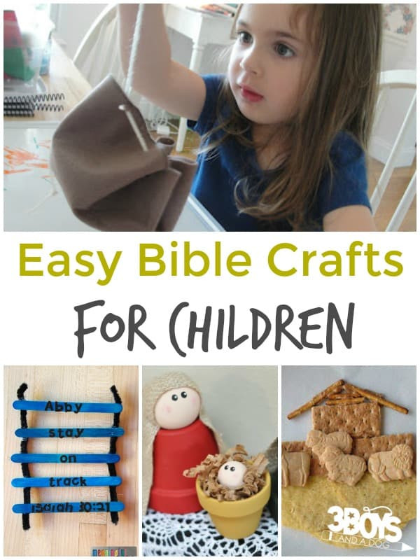 Bible Crafts For Toddlers
 Easy Bible Crafts for Children 3 Boys and a Dog – 3 Boys