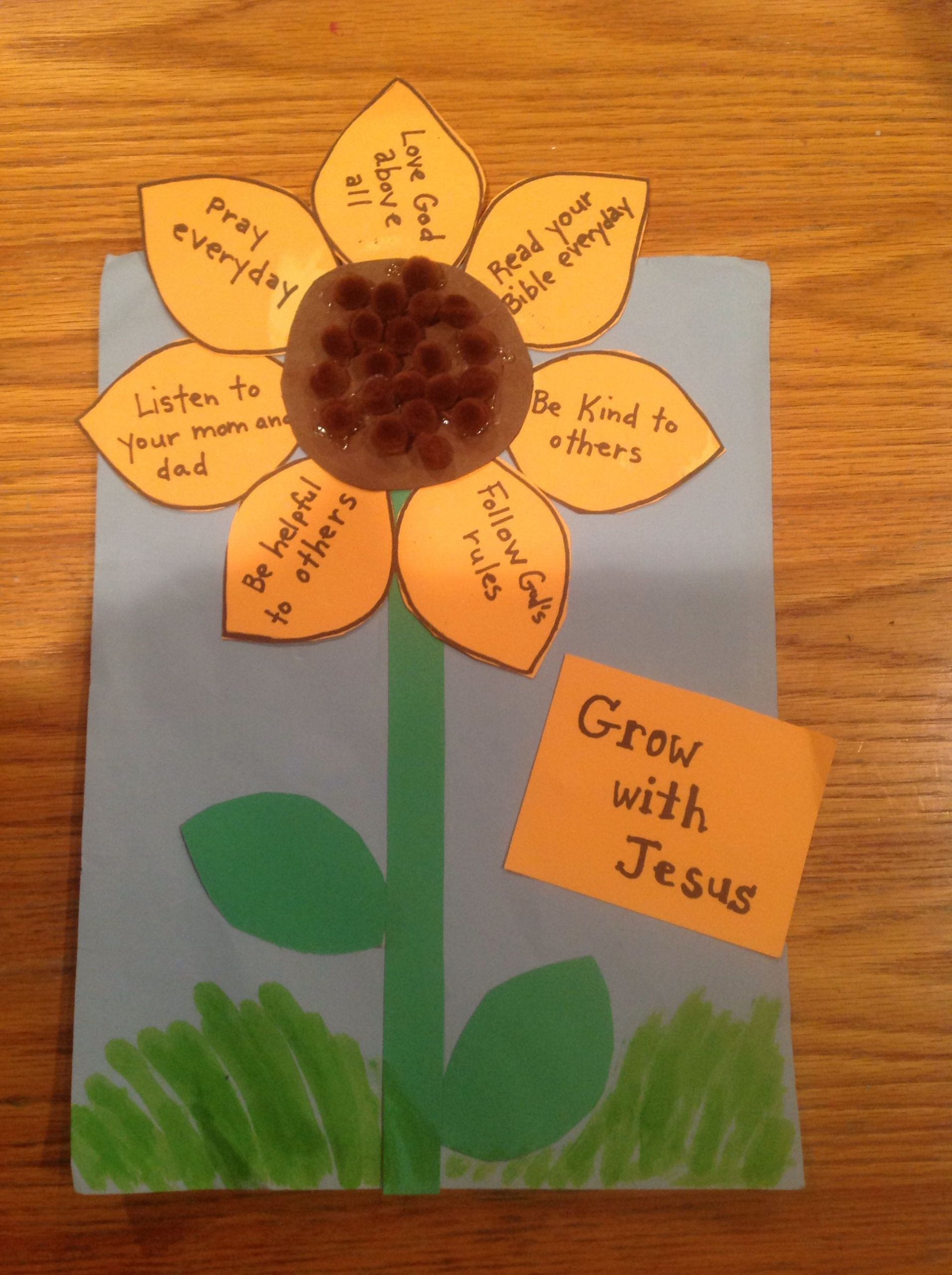 Bible Crafts For Toddlers
 Grow with Jesus Bible Craft by Let