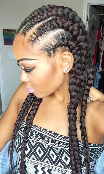 Big Braids Hairstyles Pictures
 31 Stylish Ways to Rock Cornrows Page 2 of 3