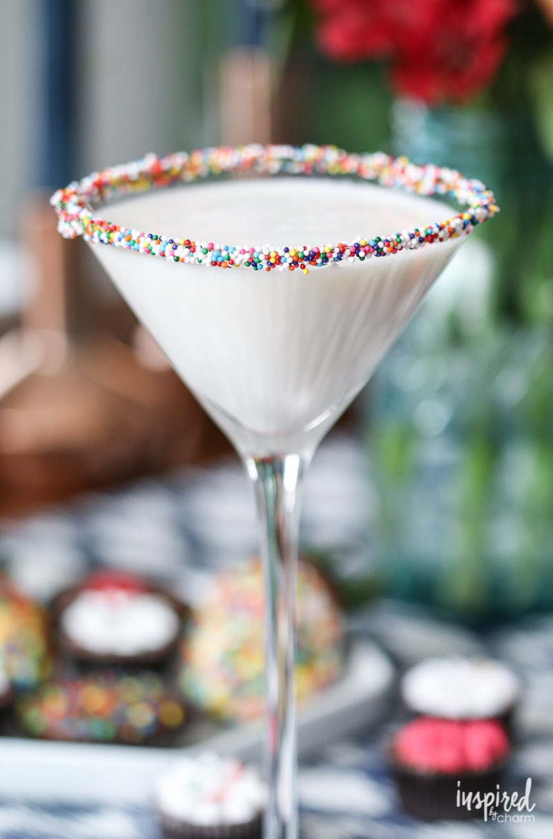 Birthday Cake Drink Recipe
 Birthday Cake Martini cake flavored martini with
