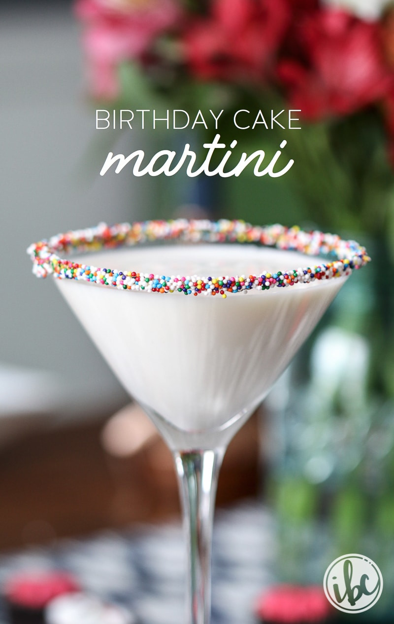Birthday Cake Drink Recipe
 Birthday Cake Martini cake flavored martini with