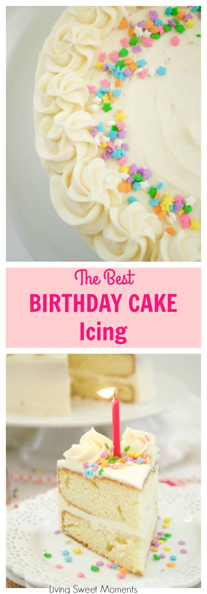 Birthday Cake Icing
 Birthday Cake Icing Recipe Living Sweet Moments
