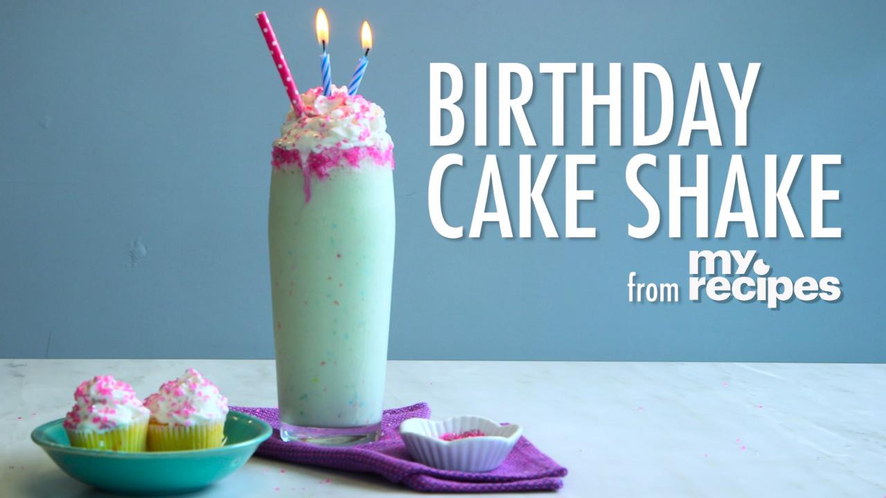 Birthday Cake Milkshake Recipe
 Tagalong Milkshake Recipe