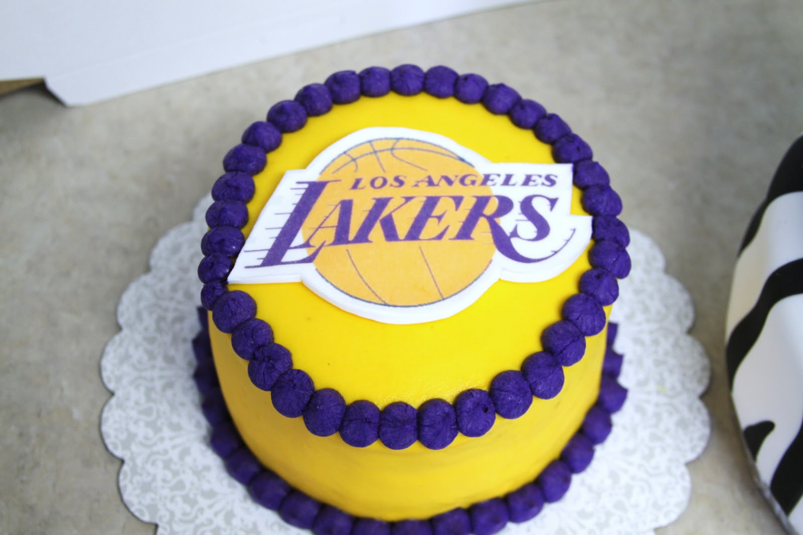 Birthday Cakes Los Angeles
 Michele Robinson Cakes LA Lakers Cake