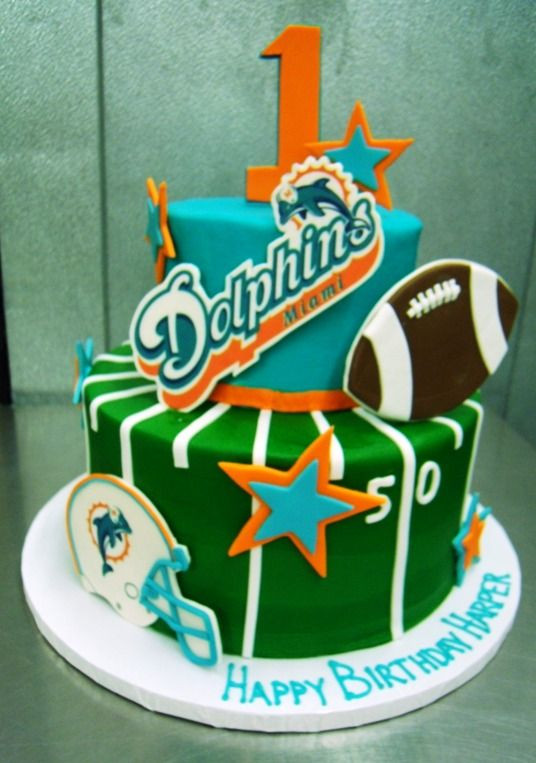 Birthday Cakes Miami
 Miami Dolphins Birthday Cake