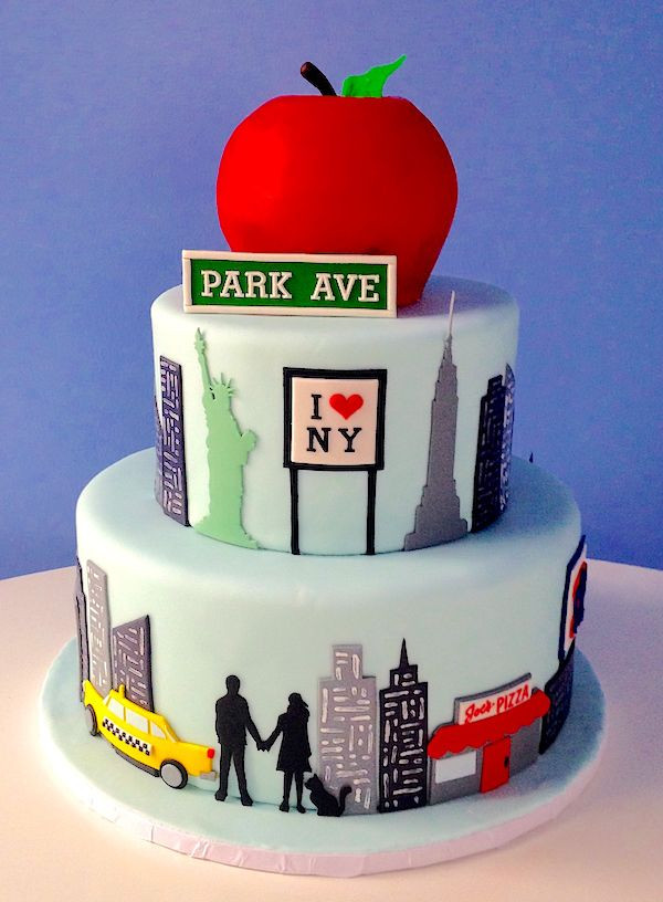 Birthday Cakes Nyc
 225 best images about New York theme party on Pinterest