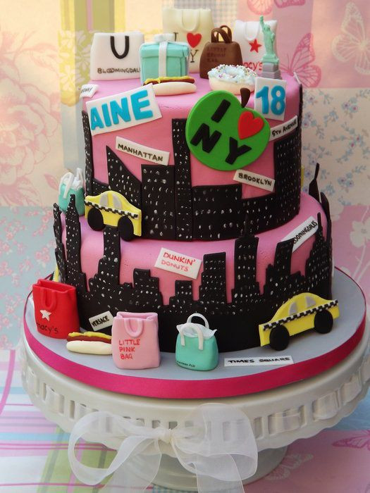Birthday Cakes Nyc
 new york themed cakes Google Search