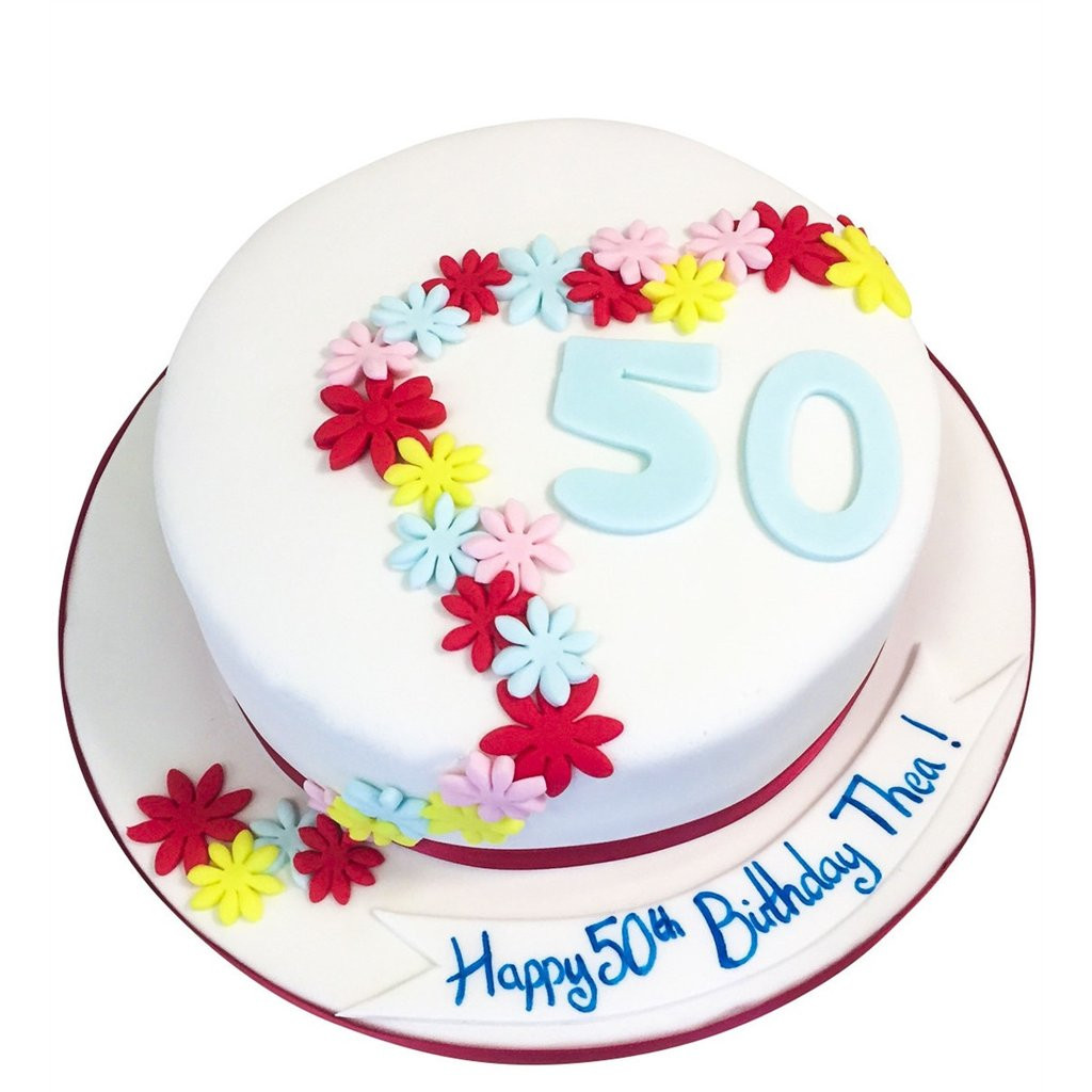 Birthday Cakes Online
 50th Birthday Cake £64 95 Buy line Free UK Delivery