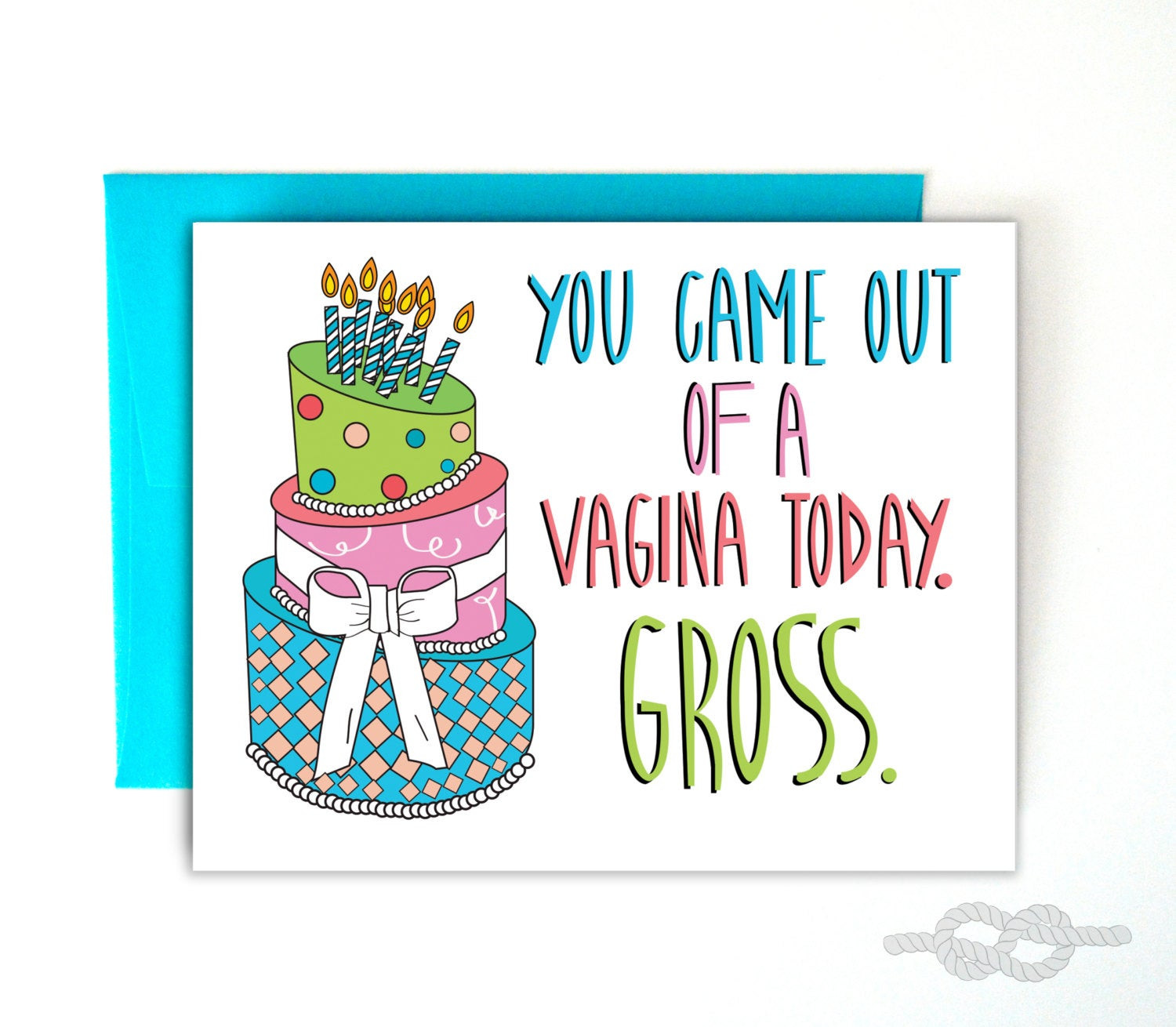 Birthday Card Funny
 Funny Birthday Card Funny Greeting Card Vagina Birthday