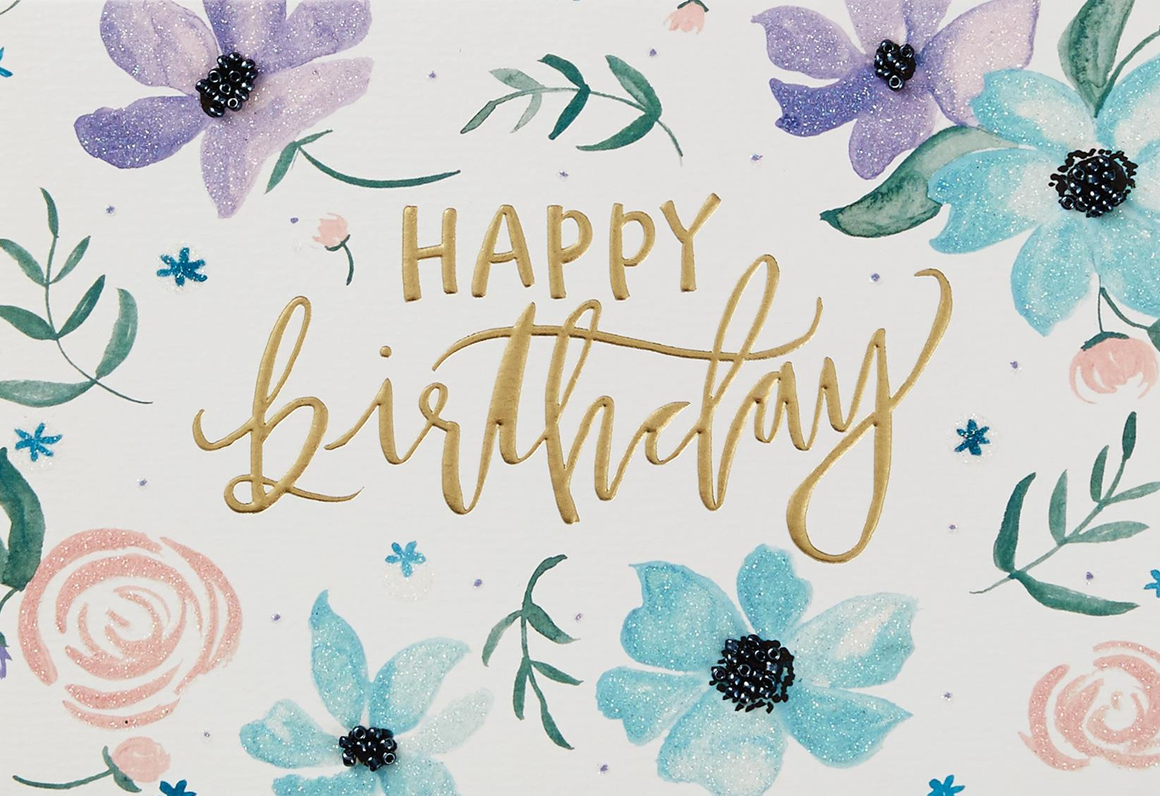Birthday Card Images
 Lovely You Painted Flowers Birthday Card Greeting Cards