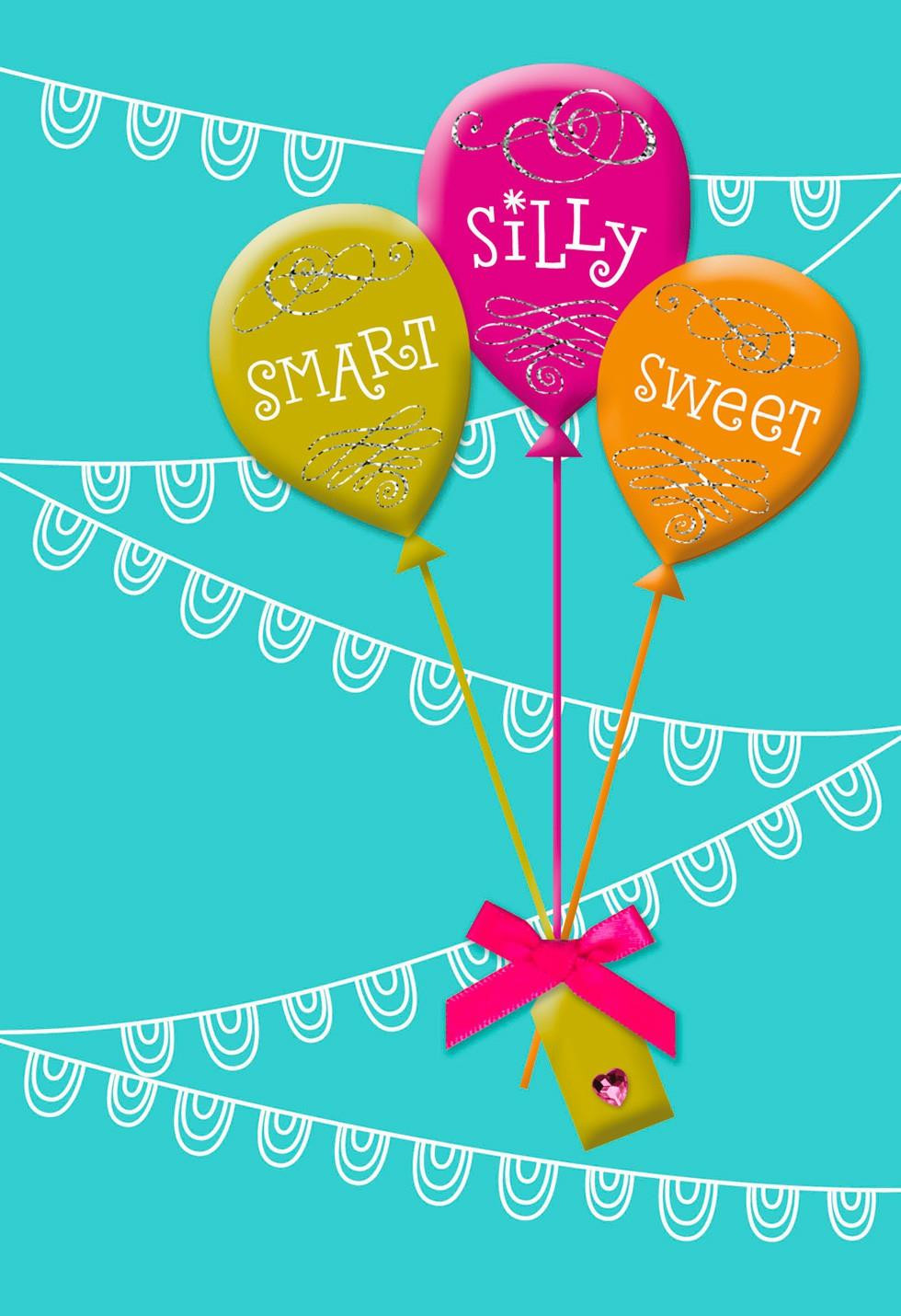 Birthday Cards
 Balloons Birthday Card for Goddaughter Greeting Cards