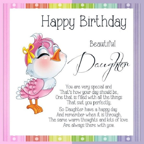 Birthday Cards For Daughters
 How to say happy birthday to my daughter Quora