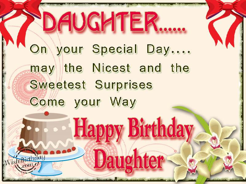 Birthday Cards For Mom From Daughter
 Happy Birthday Greetings for Daughter Let s Celebrate