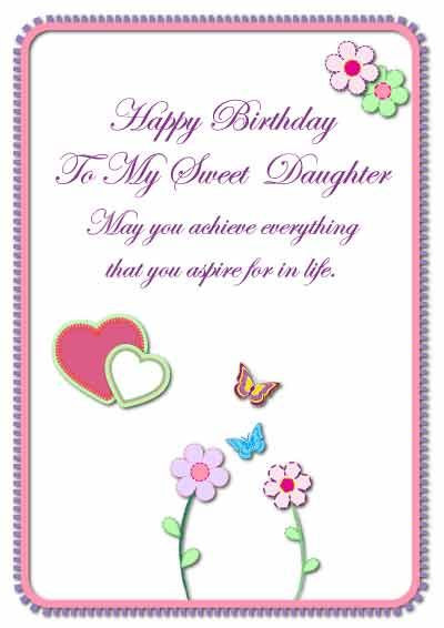 Birthday Cards For Mom From Daughter
 Daughter Birthday Cards my free printable cards
