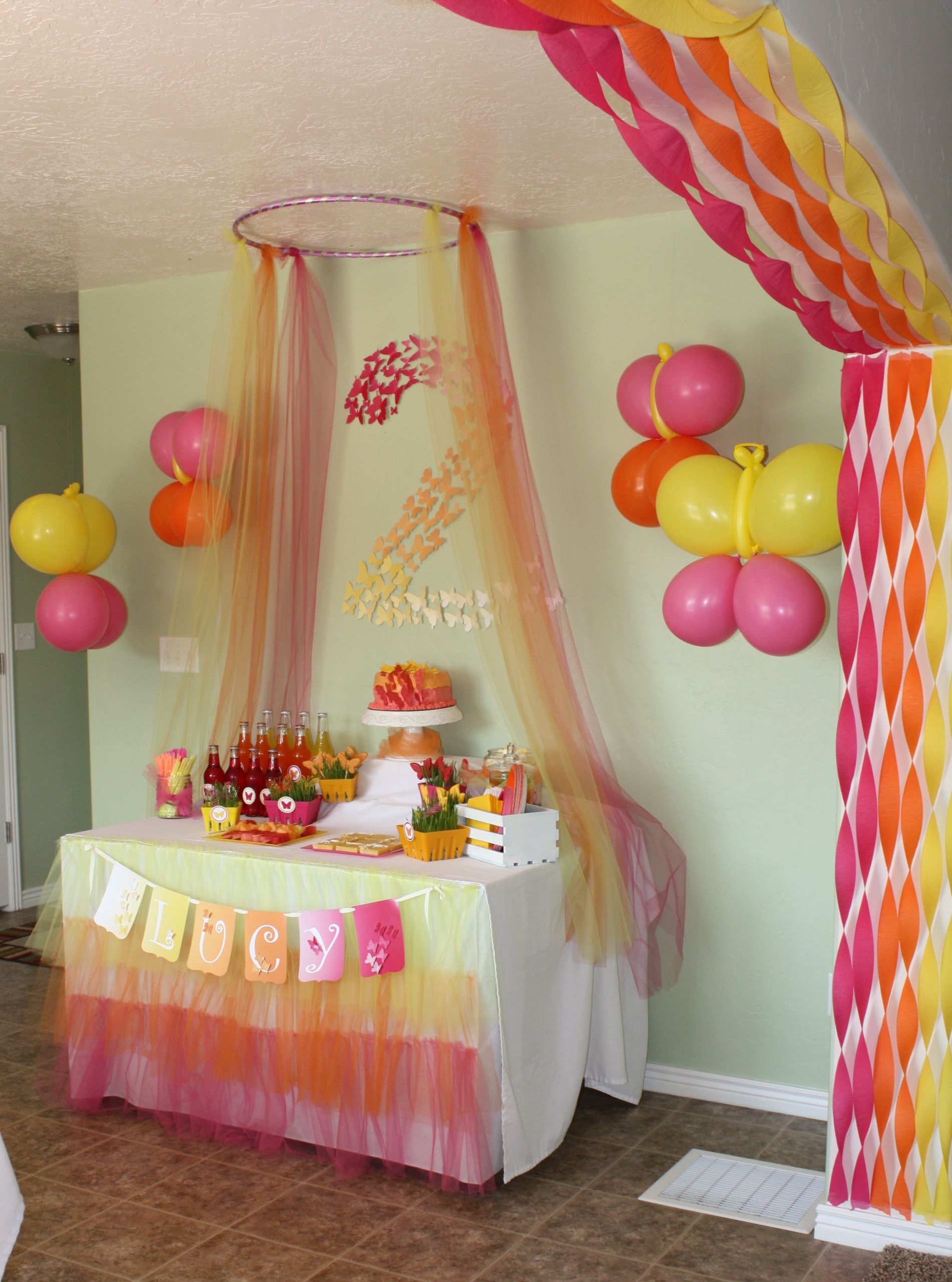 Birthday Decor
 Butterfly Themed Birthday Party Decorations events to