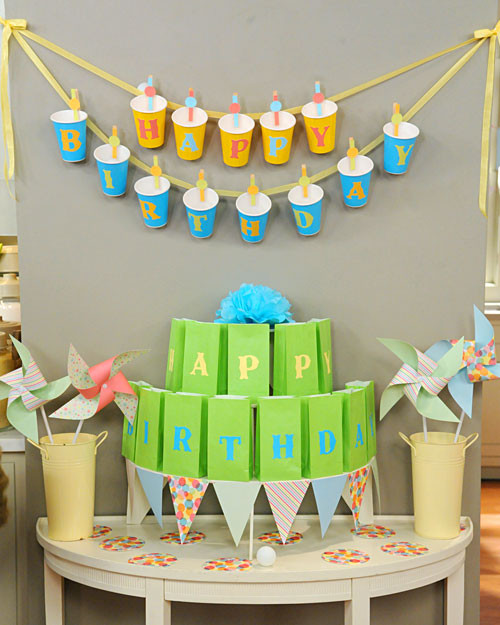 Birthday Decor
 Spotted Ink Our Top 10 DIY Party Decorations