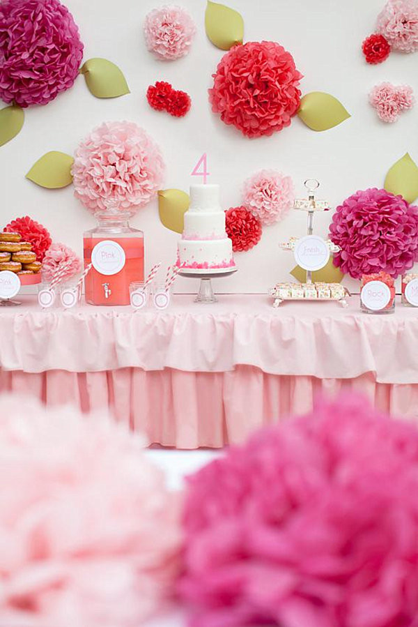 Birthday Decorations For Girls
 Dinner Party Table Setting Ideas