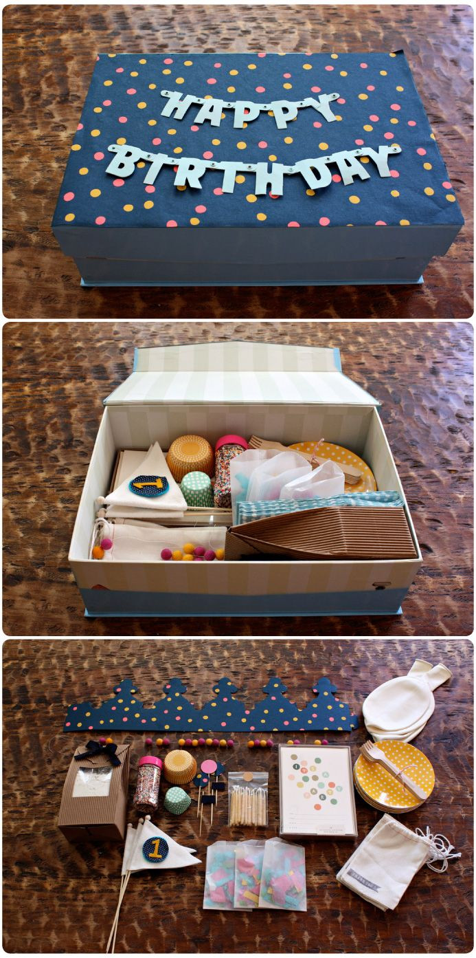 Birthday Gift Boxes
 D I Y A birthday party in a box DIY Gifts