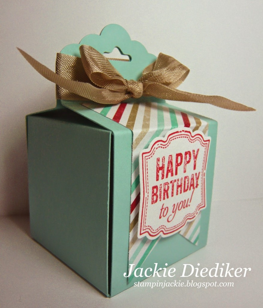 Birthday Gift Boxes
 A Happy Birthday Gift Box Stampin Jackie