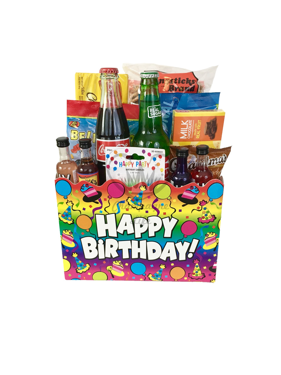 Birthday Gift Boxes
 Happy Birthday Gift Box Champagne Life Gift Baskets