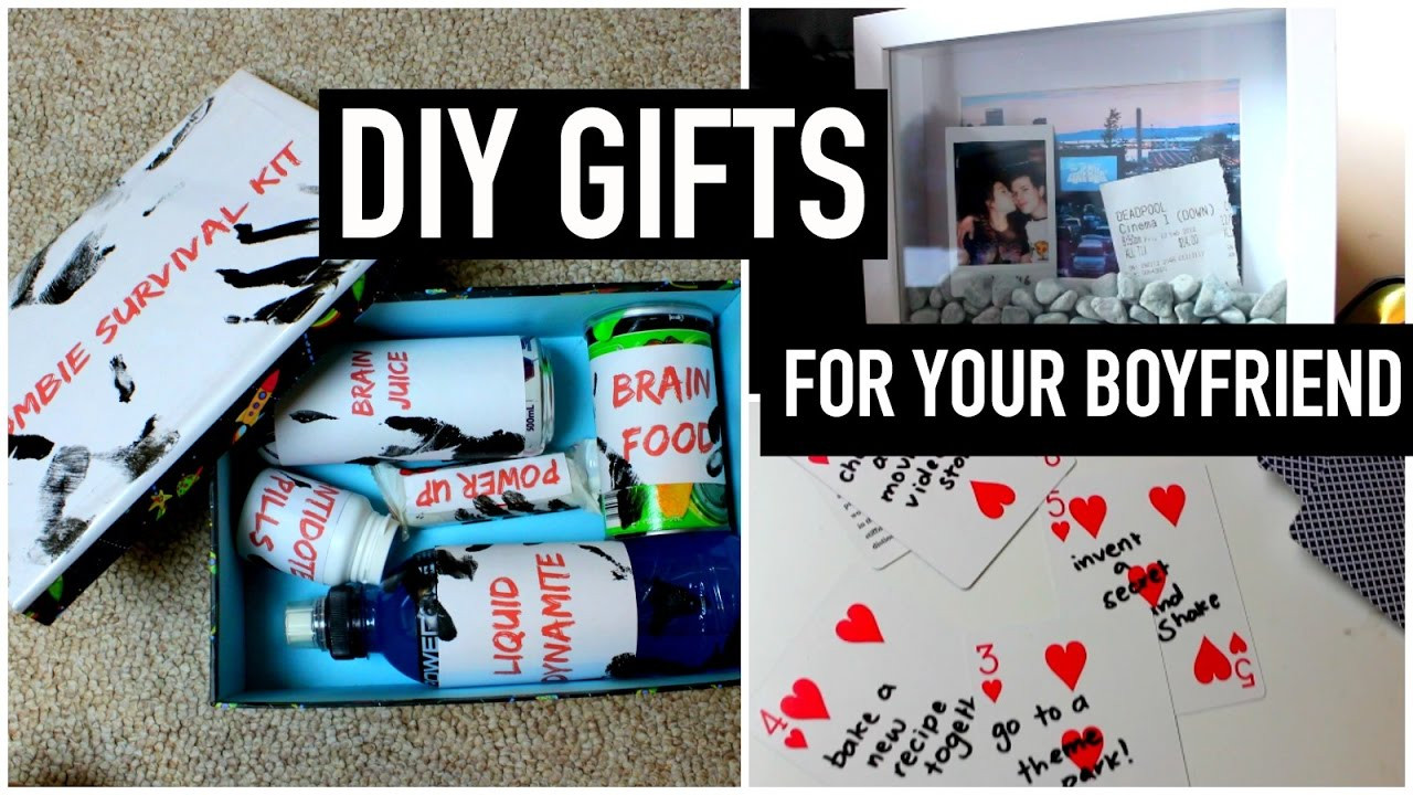 Birthday Gift For Him Ideas
 DIY Gifts for your boyfriend partner husband etc Last