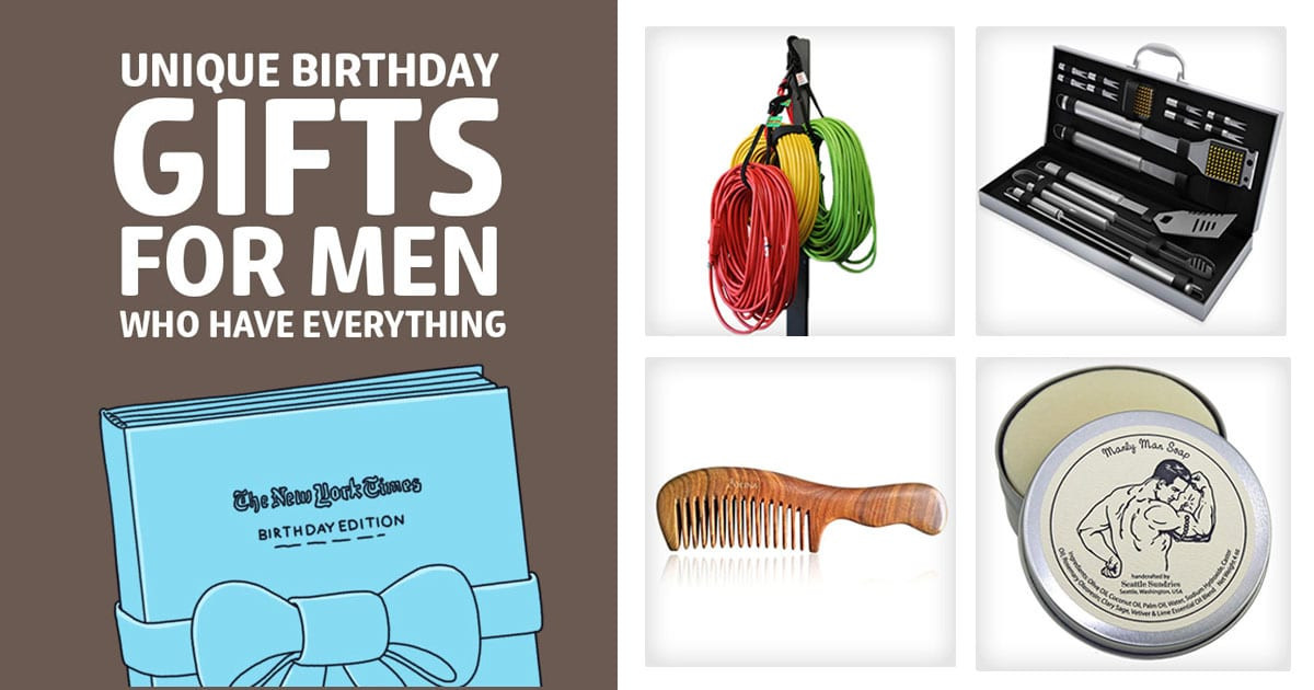 Birthday Gift For Man
 49 Unique Birthday Gifts for Men Who Have Everything