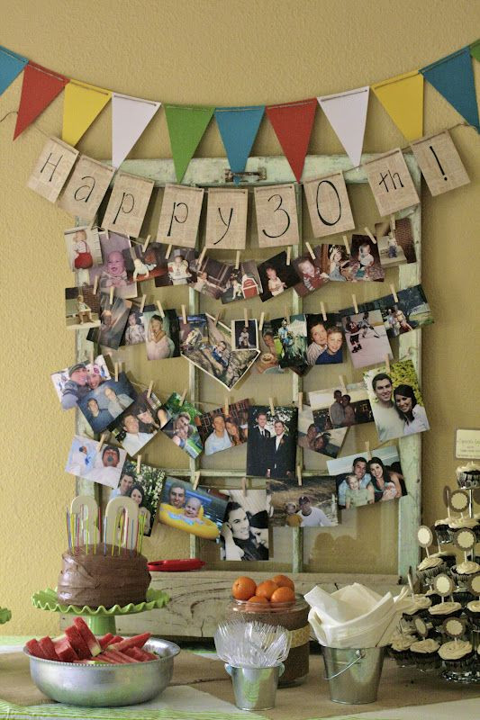 Birthday Gift Idea
 Love the idea of a photo collage for any type of party