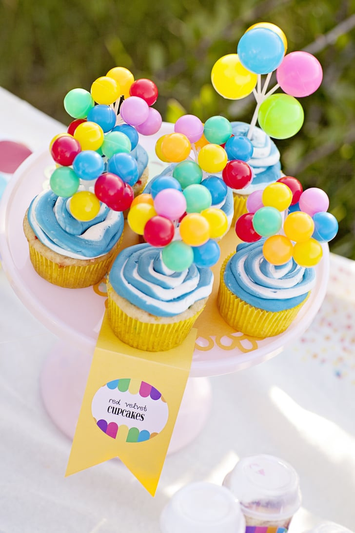 Birthday Gift Idea
 Balloon Cupcakes Up Birthday Party Ideas