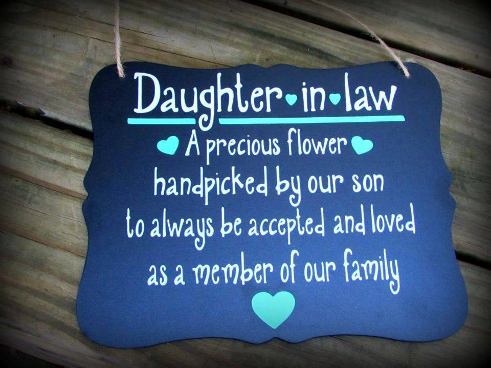 Birthday Gift Ideas For Daughter In Law
 Daughter In Law weddng Gift Daughter in law t soon to be