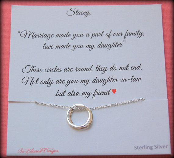 Birthday Gift Ideas For Daughter In Law
 Gift for new daughter in law From mother in law daughter