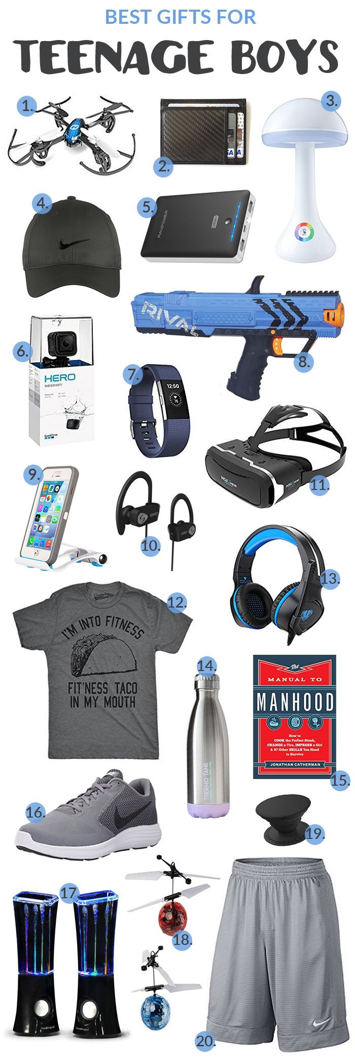 Birthday Gift Ideas For Teen Boys
 Pin on Our Kind of Crazy Best of Board