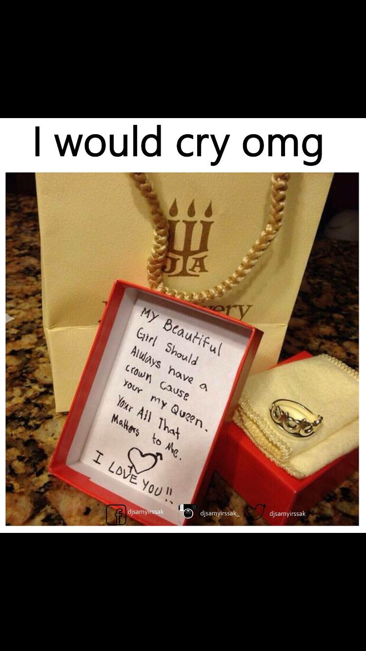 Birthday Gift Ideas For Wife
 This is soooo cute and sweet Rings