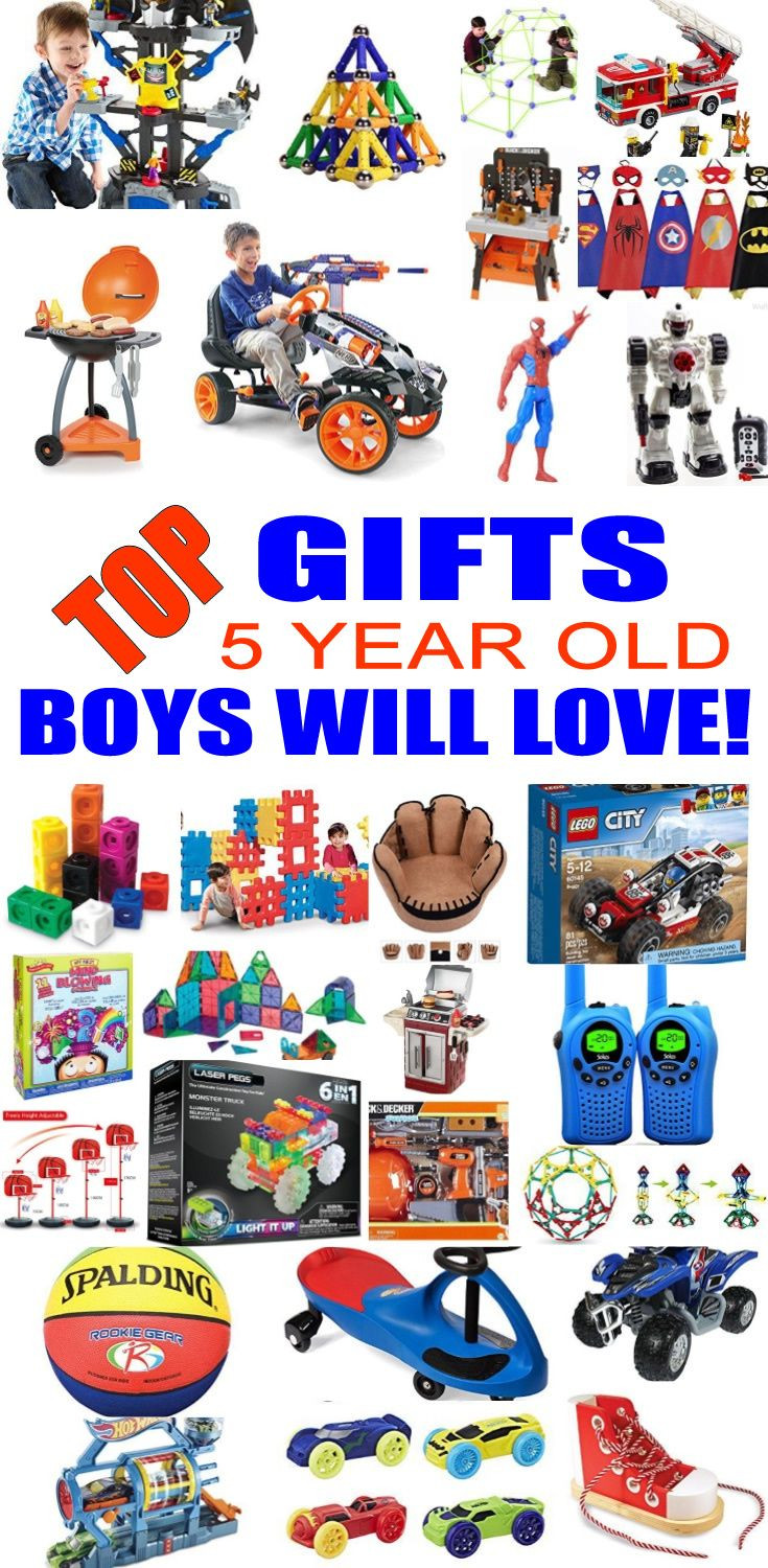 Birthday Gifts For 4 Year Old Boy
 Top Gifts 5 Year Old Boys Want