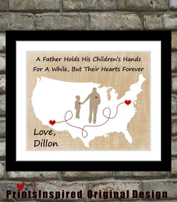 Birthday Gifts For Dad From Son
 Personalized Fathers Day Gift For Dad Birthday by
