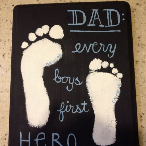 Birthday Gifts For Dad From Son
 First Hero DIY Fathers Day Crafts for Kids