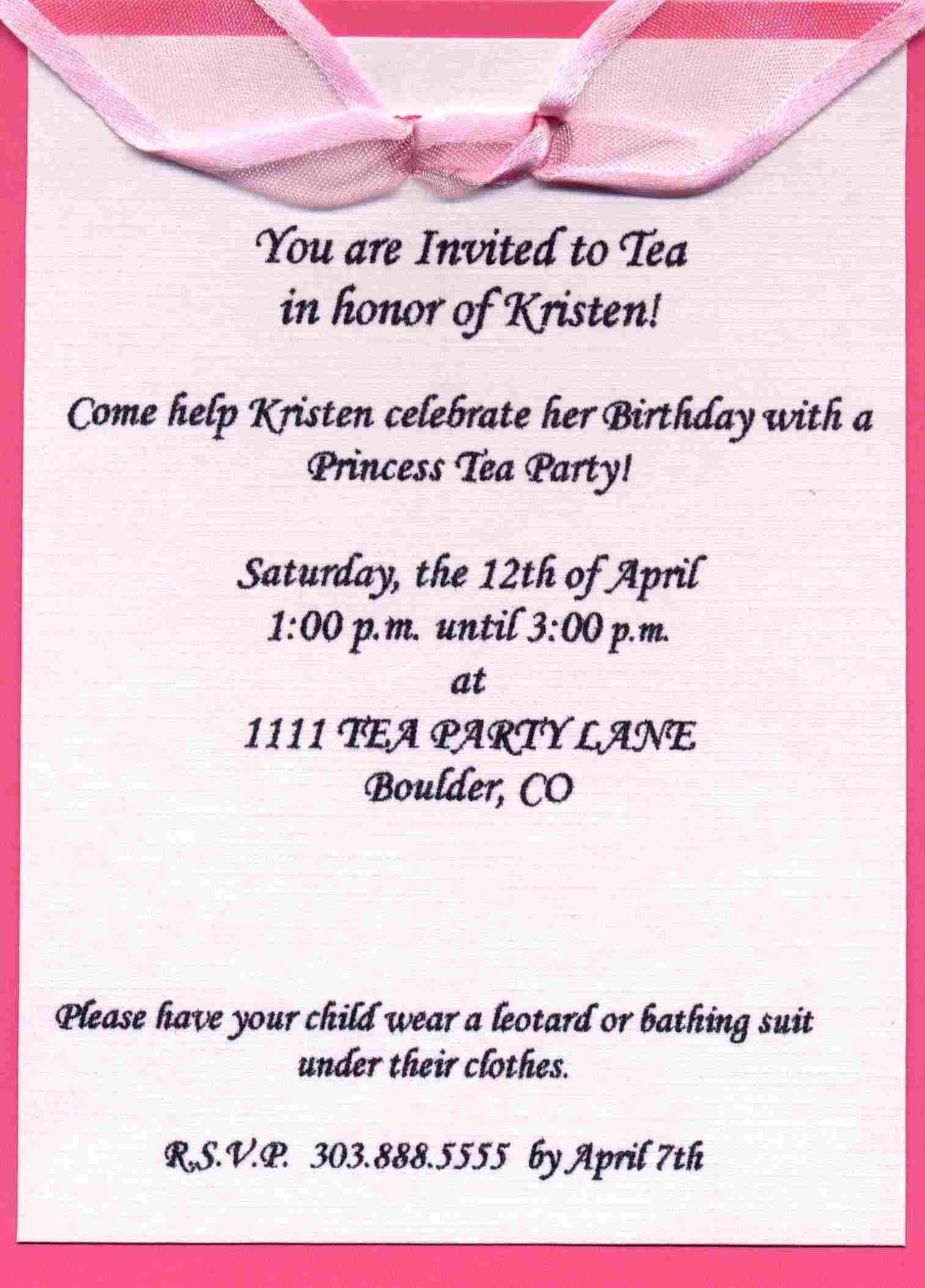 Birthday Invitation Email
 Pengertian Invitation Formal And Informal – Best Party Ideas