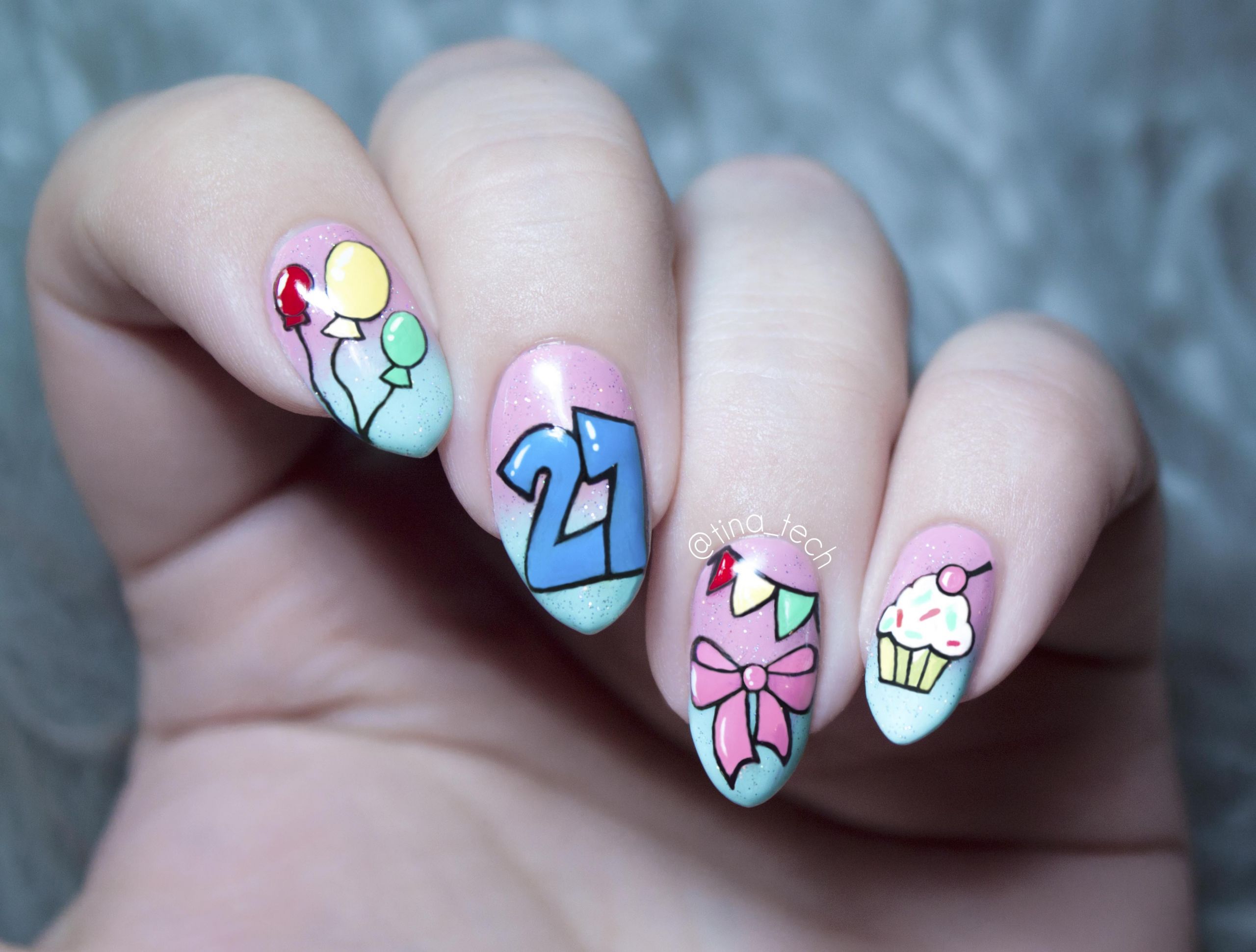 Birthday Nail Designs
 21 Birthday Nail Designs You ll Want to Copy