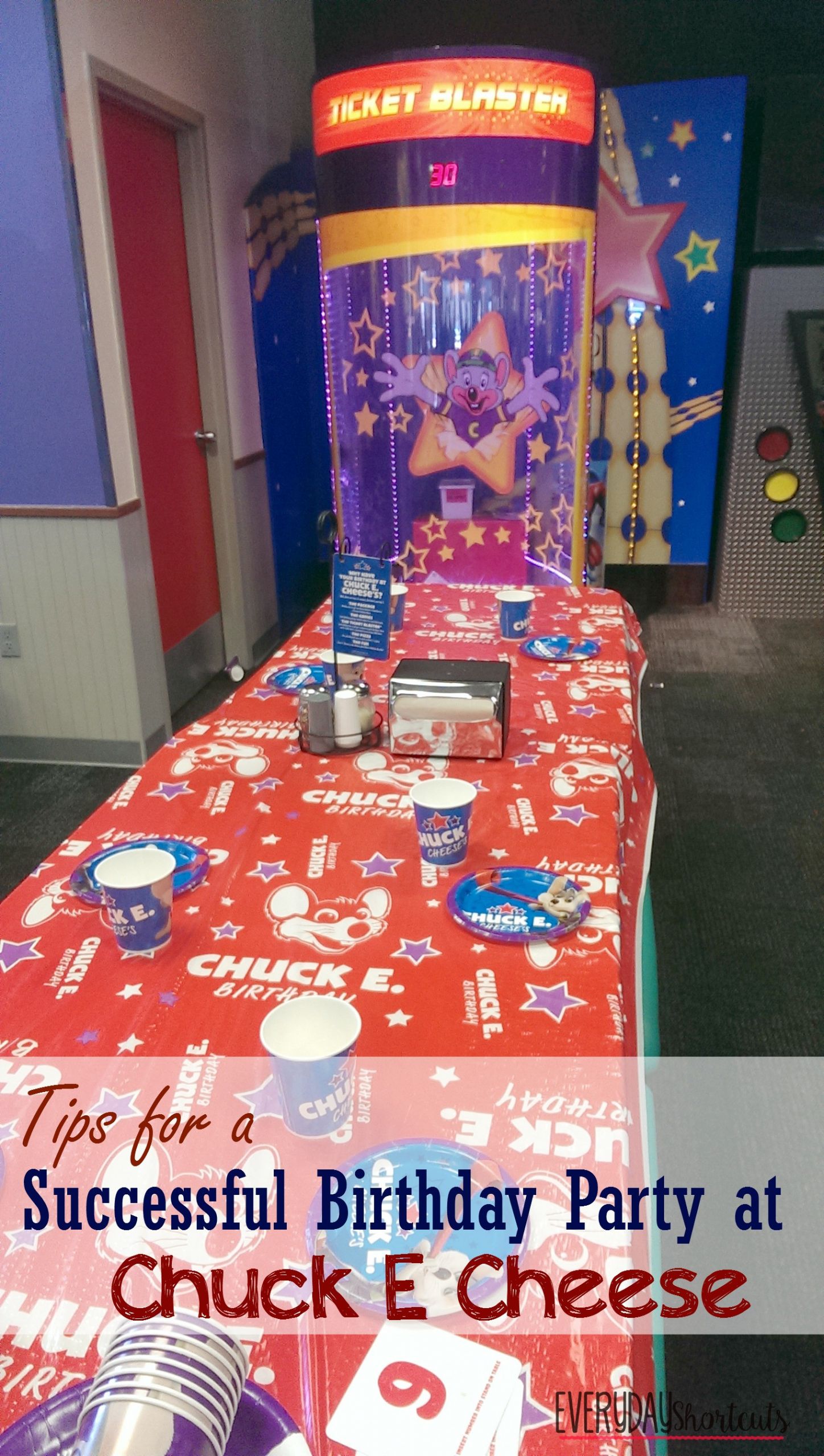 Birthday Party At Chuck E Cheese
 Tips for a Successful Birthday Party at Chuck E Cheese