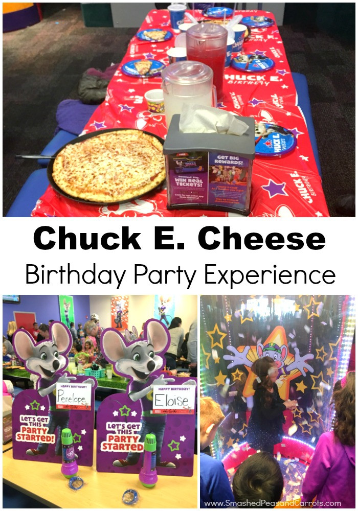 Birthday Party At Chuck E Cheese
 Chuck E Cheese s Birthday Party Experience Smashed Peas