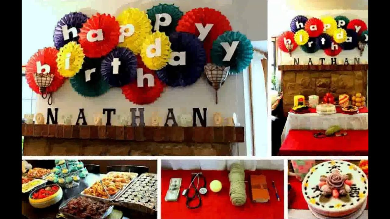 Birthday Party Decorations At Home
 Birthday Decoration Ideas at Home