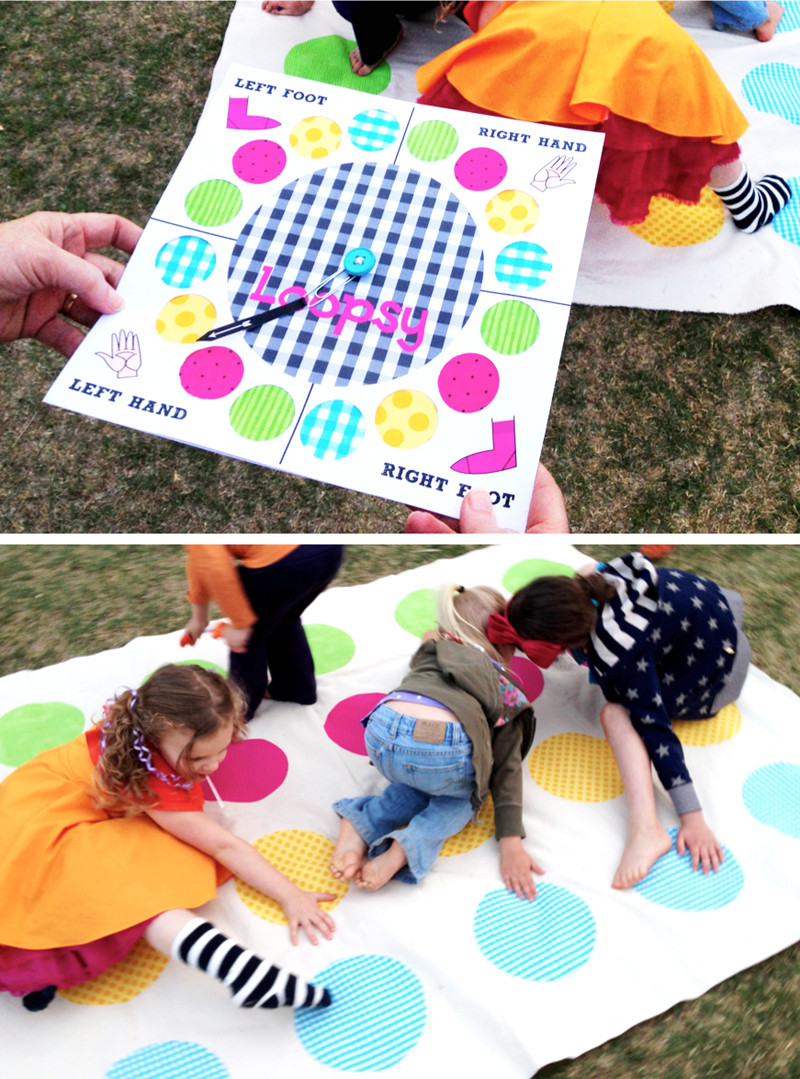 Birthday Party Game
 Twister Inspired "Loopsy" Party Game Paging Supermom