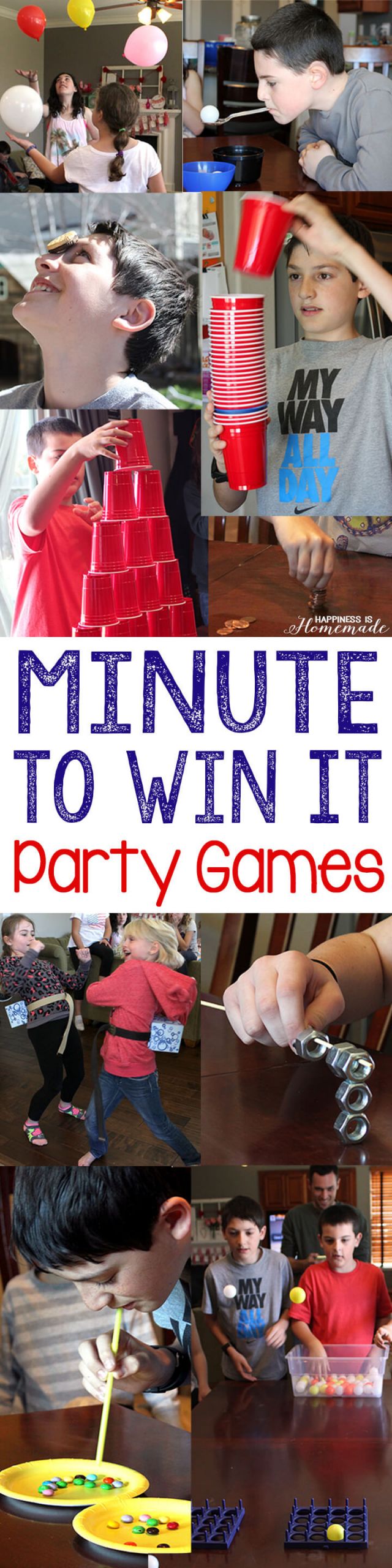 Birthday Party Game
 10 Awesome Minute to Win It Party Games Happiness is