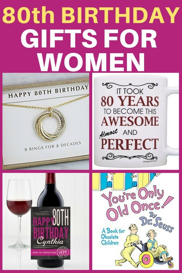 Birthday Party Ideas For 80 Year Old Woman
 80th Birthday Gifts for Women 25 Best Gift Ideas for 80