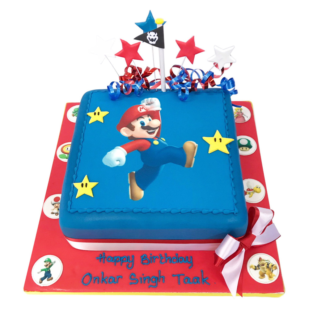 Birthday Party Ideas For Boys Age 16
 Super Mario Birthday Cake Birthday Cakes