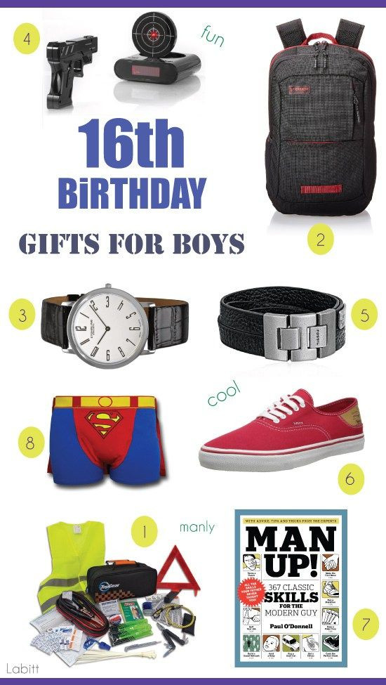 Birthday Party Ideas For Boys Age 16
 Gifts for 16 Year Old Boys 8 Gift Ideas They ll Love